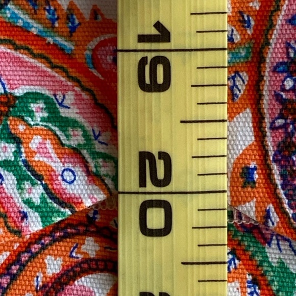 NWT Talbots Scalloped Hem Paisley Skirt - Picture 10 of 11